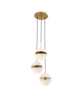 Spiridon Taklampa Mässing/Glas 45 cm