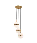 Spiridon Taklampa Mässing/Glas 45 cm