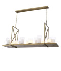 Summit Ljuskrona Mässing/Glas 160cm