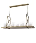Summit Chandelier Brass/Glass 160cm