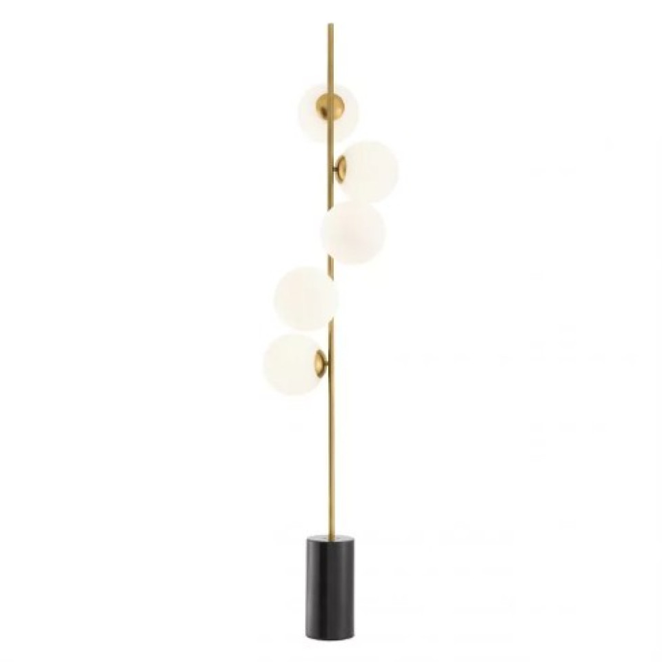 Tempo Golvlampa Mässing/Glas 190cm