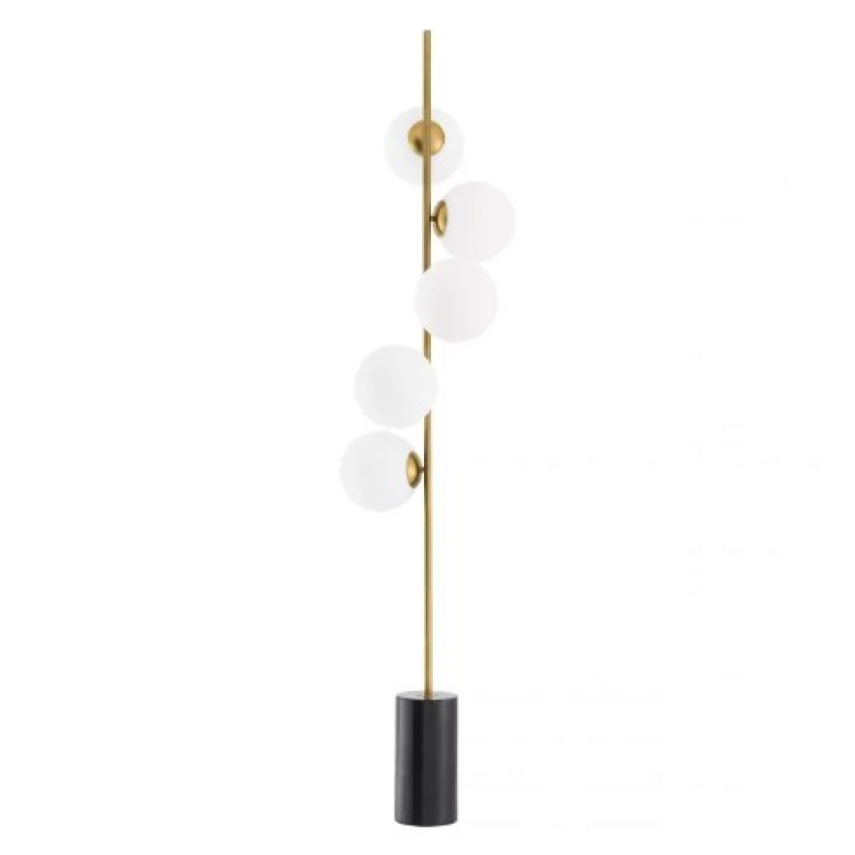 Tempo Golvlampa Mässing/Glas 190cm