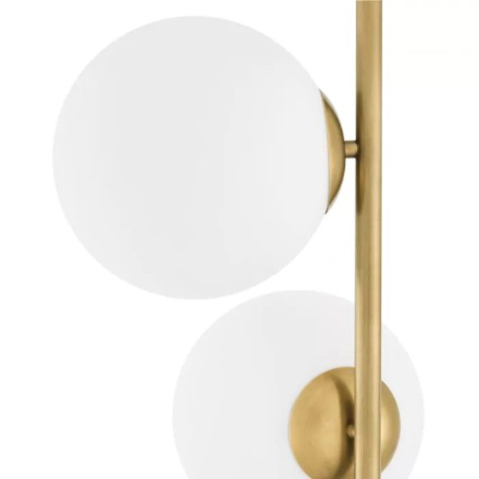 Tempo Golvlampa Mässing/Glas 190cm
