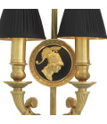 Tiberius Vägglampa Set om 2 Guld/Svart 52 cm