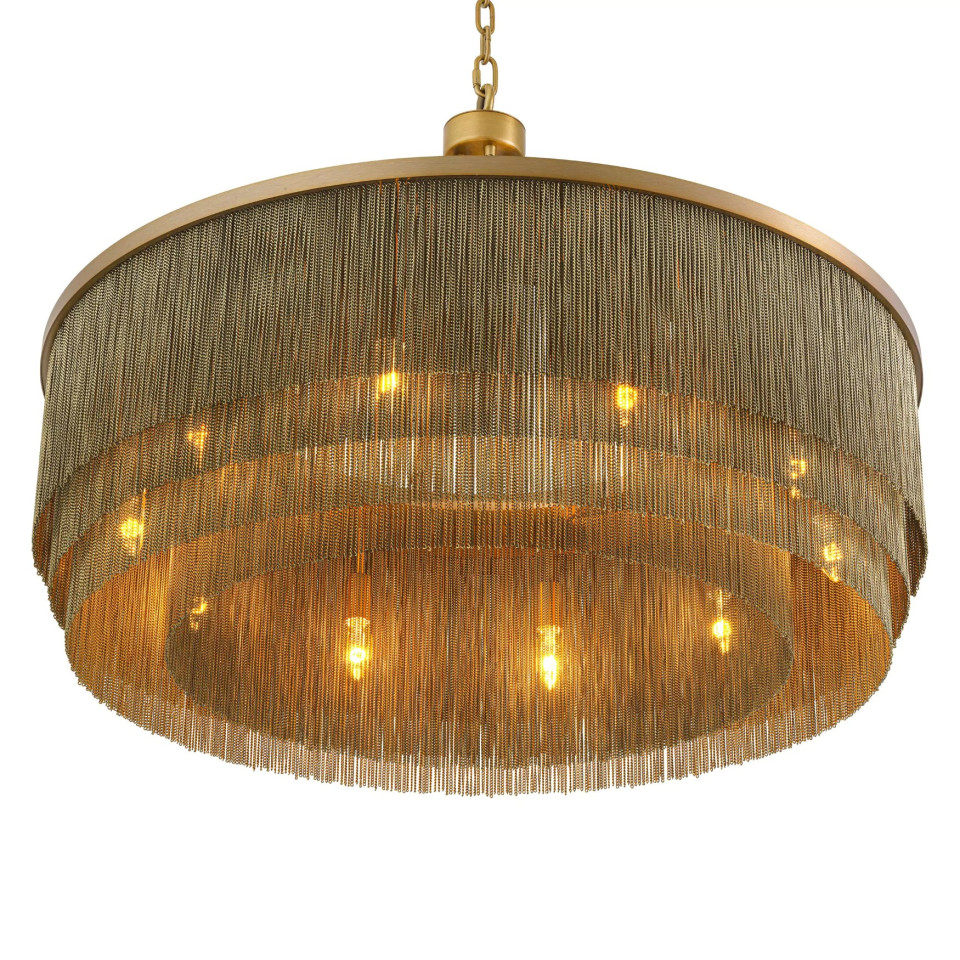 Tissot Chandelier Brass 90cm