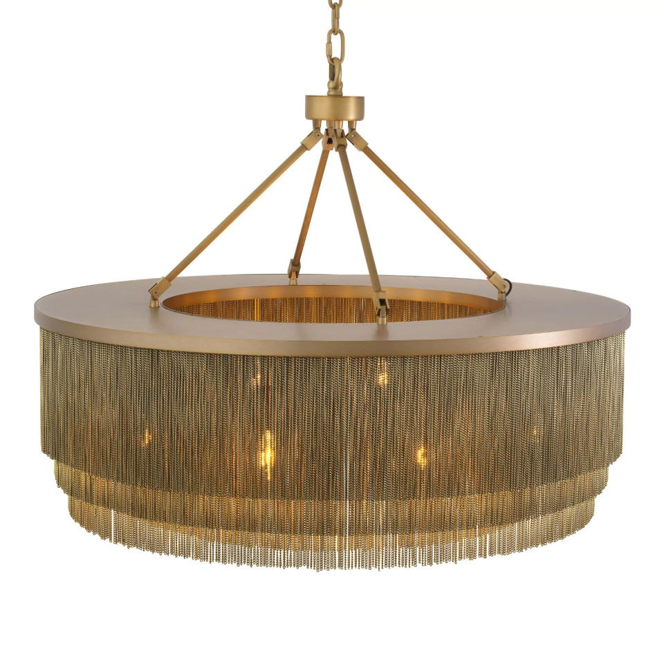 Tissot Chandelier Brass 90cm