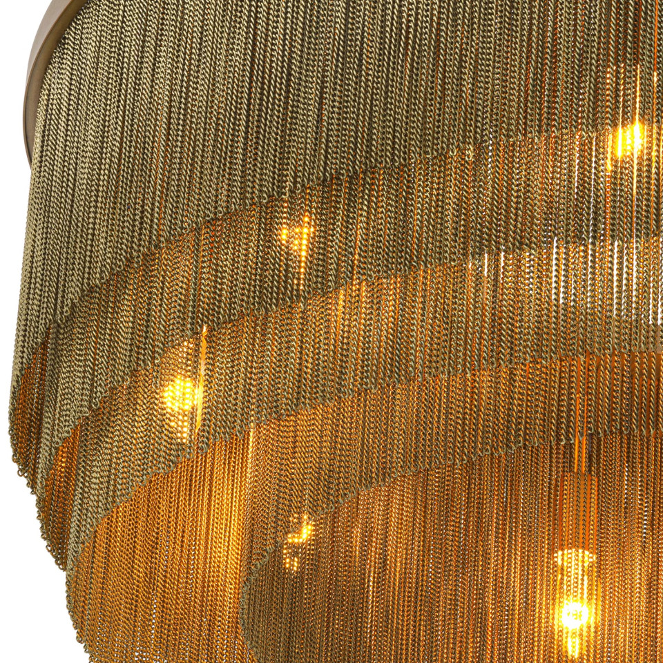 Tissot Chandelier Brass 90cm