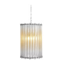 Tiziano Ceiling Lamp Silver/Glass 35cm