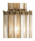 Tiziano Vägglampa Mässing/Glas 65cm