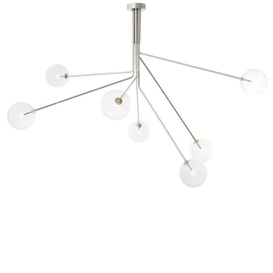 Topaz Takkrona Nickel/Glas 192 cm