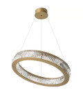 Vancouver Chandelier L Brass/Glass 91cm