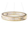 Vancouver Chandelier L Brass/Glass 91cm