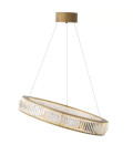 Vancouver Chandelier L Brass/Glass 91cm