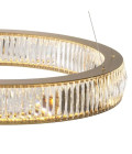 Vancouver Chandelier L Brass/Glass 91cm