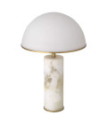 Vaneta Table Lamp Brass/Glass 65cm