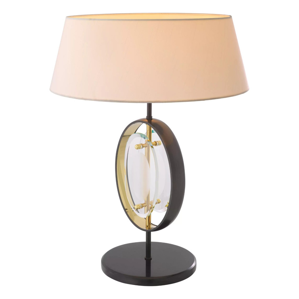 Vincente Table Lamp Glass/Marble 64cm