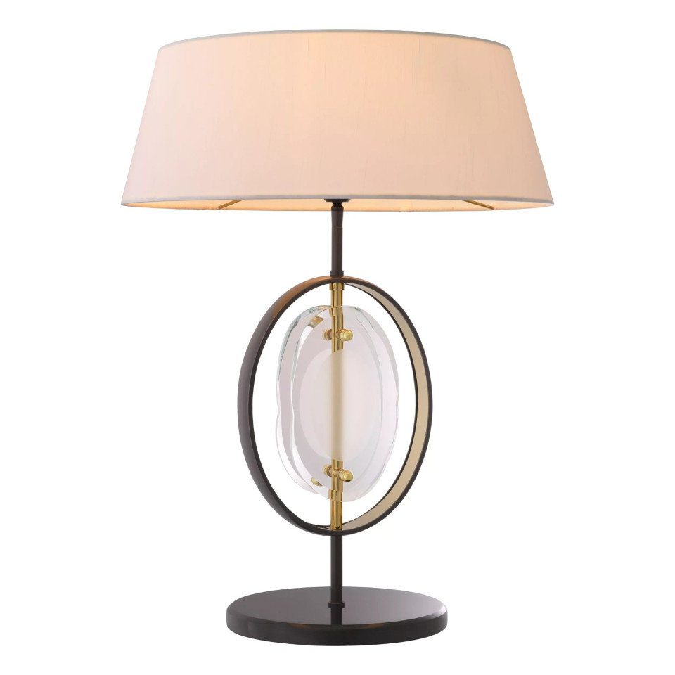 Vincente Table Lamp Glass/Marble 64cm
