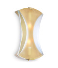 Virgil Wall Lamp Brass/Glass 37.5cm