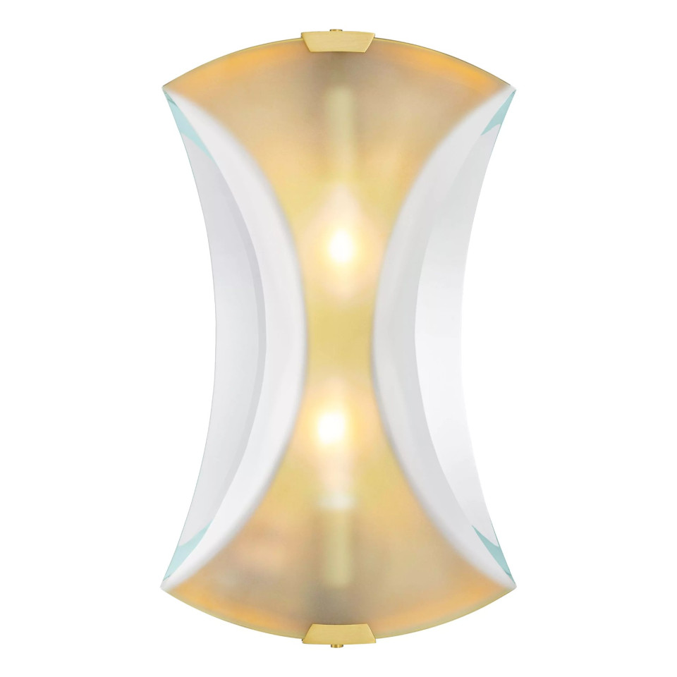 Virgil Wall Lamp Brass/Glass 37.5cm