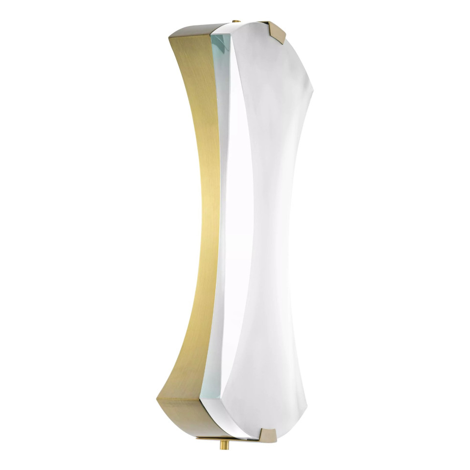 Virgil Wall Lamp Brass/Glass 37.5cm