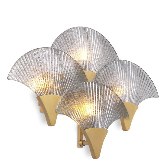 Vitae Wall Lamp Brass/Glass 29.5cm