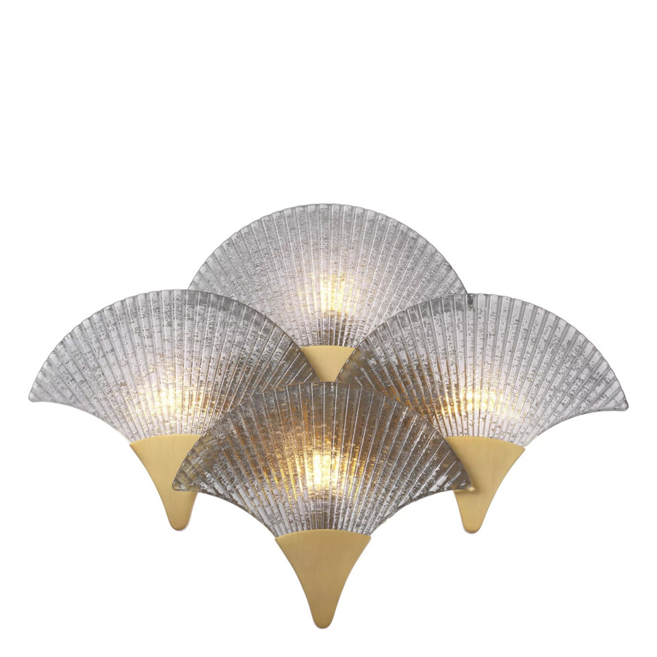 Vitae Vägglampa Mässing/Glas 29,5 cm