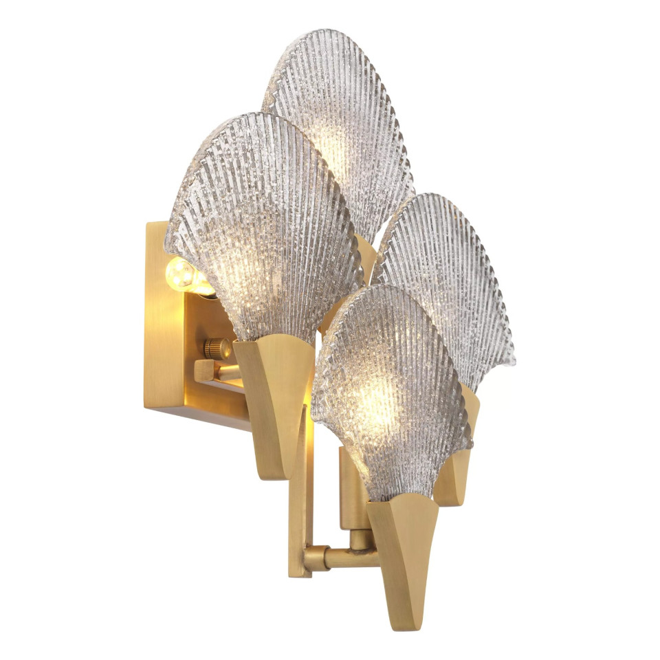 Vitae Vägglampa Mässing/Glas 29,5 cm
