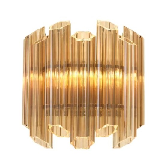 Vittoria Wall Lamp Gold/Glass 32.5cm