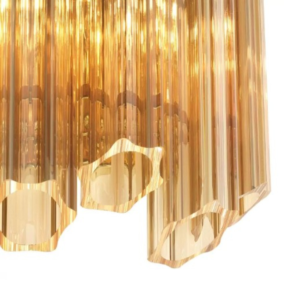 Vittoria Vägglampa Guld/Glas 32,5cm