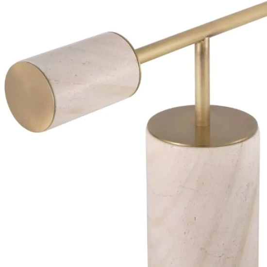 Xperience Bordslampa Travertin/Glas 62,5 cm