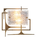 Zeno Wall Lamp Brass/Glass 35cm