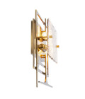 Zeno Wall Lamp Brass/Glass 35cm