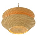 Tavira chandelier natural rattan/vintage brass 85 cm
