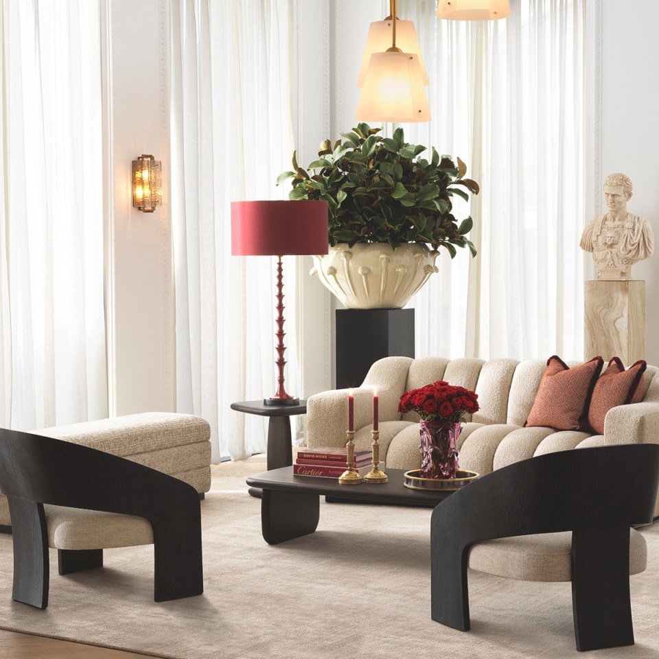 Solara vägglampa vintage mässing/glas 35 cm