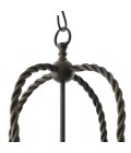 Preston taklampa brons/klart glas 46 cm