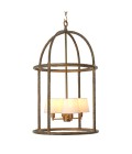 Montrose ceiling light vintage brass/white 53 cm