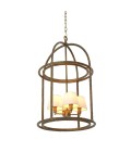 Montrose ceiling light vintage brass/white 53 cm