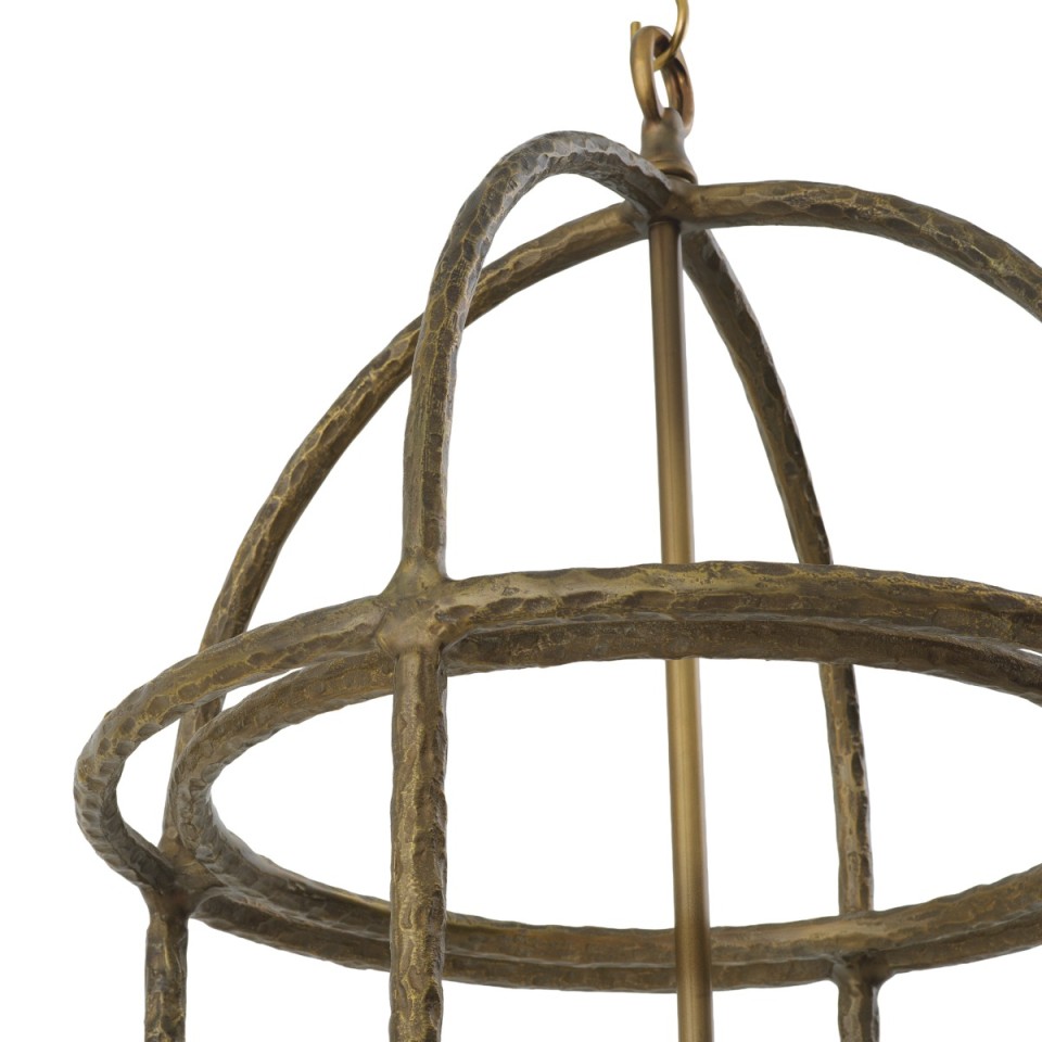 Montrose ceiling light vintage brass/white 53 cm