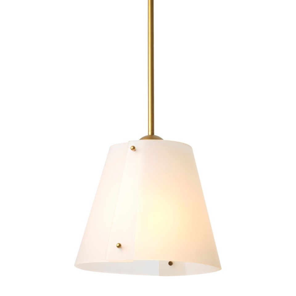 Trianon ceiling light antique brass/white 36 cm