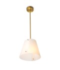 Trianon ceiling light antique brass/white 36 cm