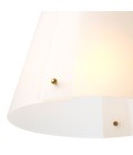 Trianon ceiling light antique brass/white 36 cm