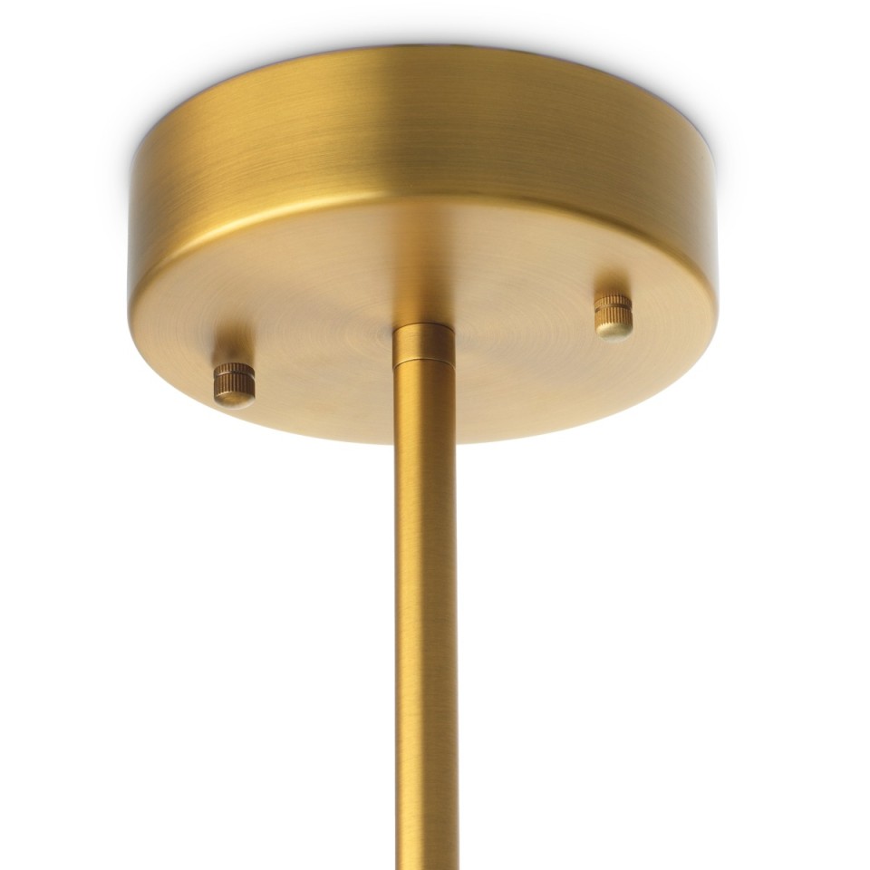 Trianon ceiling light antique brass/white 36 cm