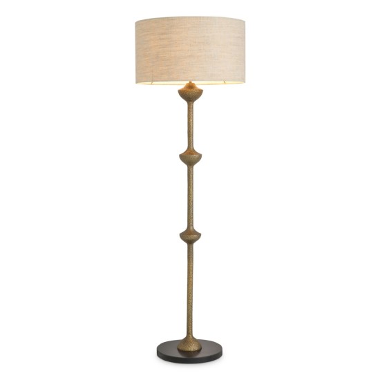 Lucente golvlampa vintage mässing 170 cm