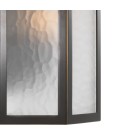 Minerva vägglampa brons/frostat glas 30 cm