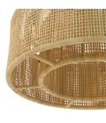Bernardi chandelier natural rattan/vintage brass 80 cm