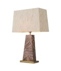 Gaultier bordslampa brun/beige 71 cm