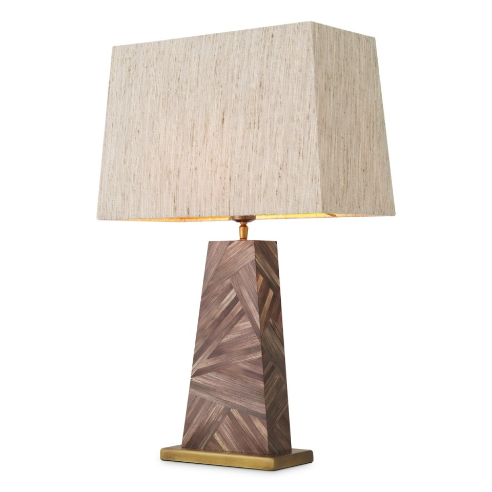 Gaultier bordslampa brun/beige 71 cm
