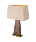 Gaultier bordslampa brun/beige 71 cm