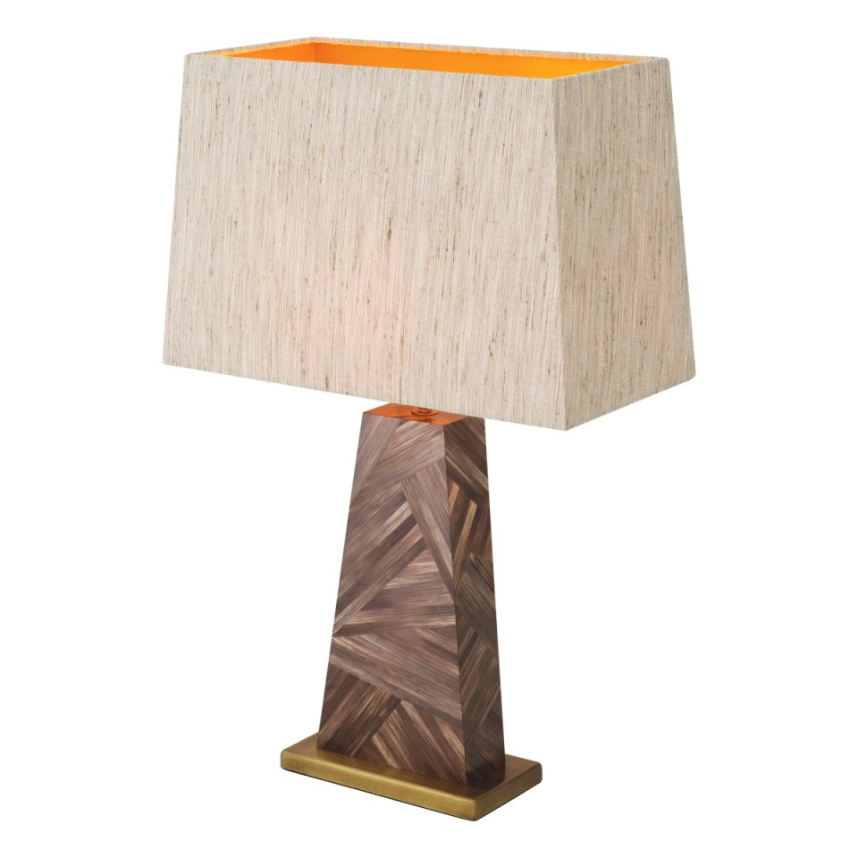 Gaultier bordslampa brun/beige 71 cm