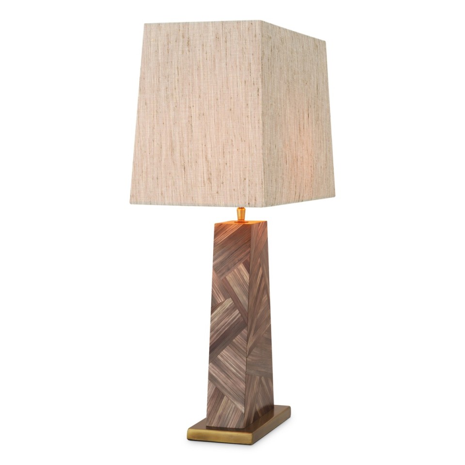 Gaultier bordslampa brun/beige 71 cm